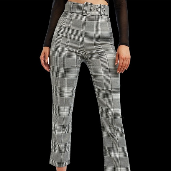 BARDOT
BELTED CHECK PANT - Picture 3 of 5